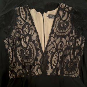 Ashley Anne “MYNE” black formal gown sz 0